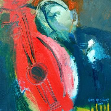 Original Abstract Music Paintings by Qais Al-Sindy