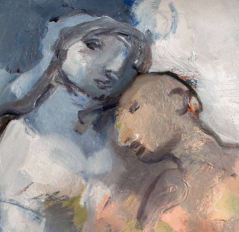 Original Expressionism Love Painting by Qais Al-Sindy