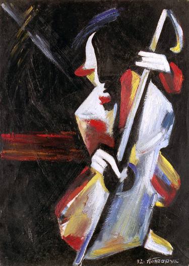 Print of Expressionism Music Paintings by Alla Goncharuk