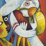 Carrying The Cross by Alla Goncharuk