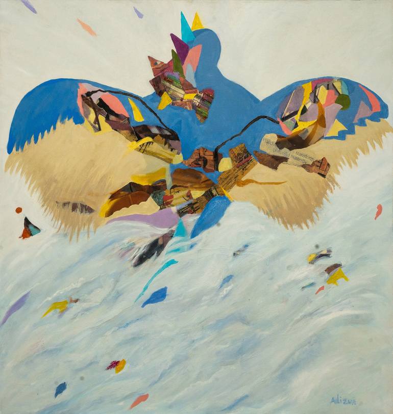 Original Abstract Expressionism Abstract Paintings by Adi Zur