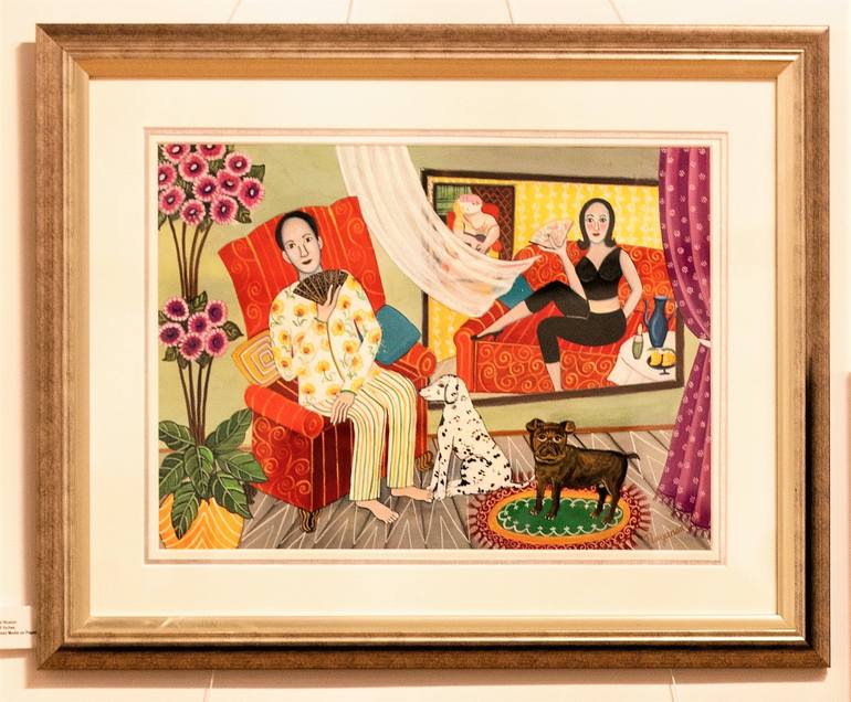 Original Conceptual People Painting by Nayanaa Kanodia