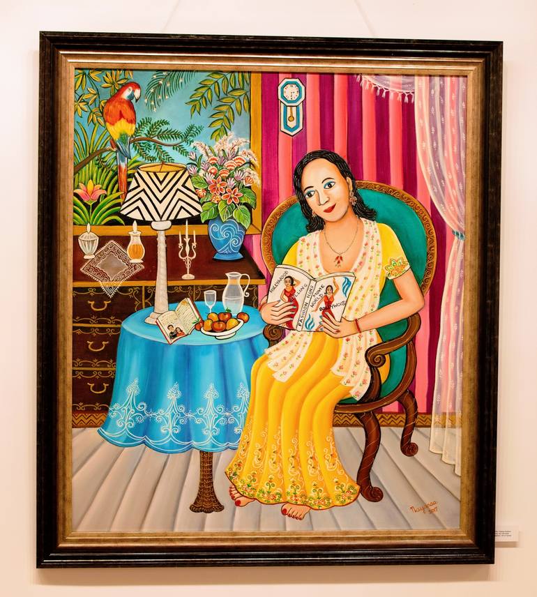 Original Conceptual Women Painting by Nayanaa Kanodia
