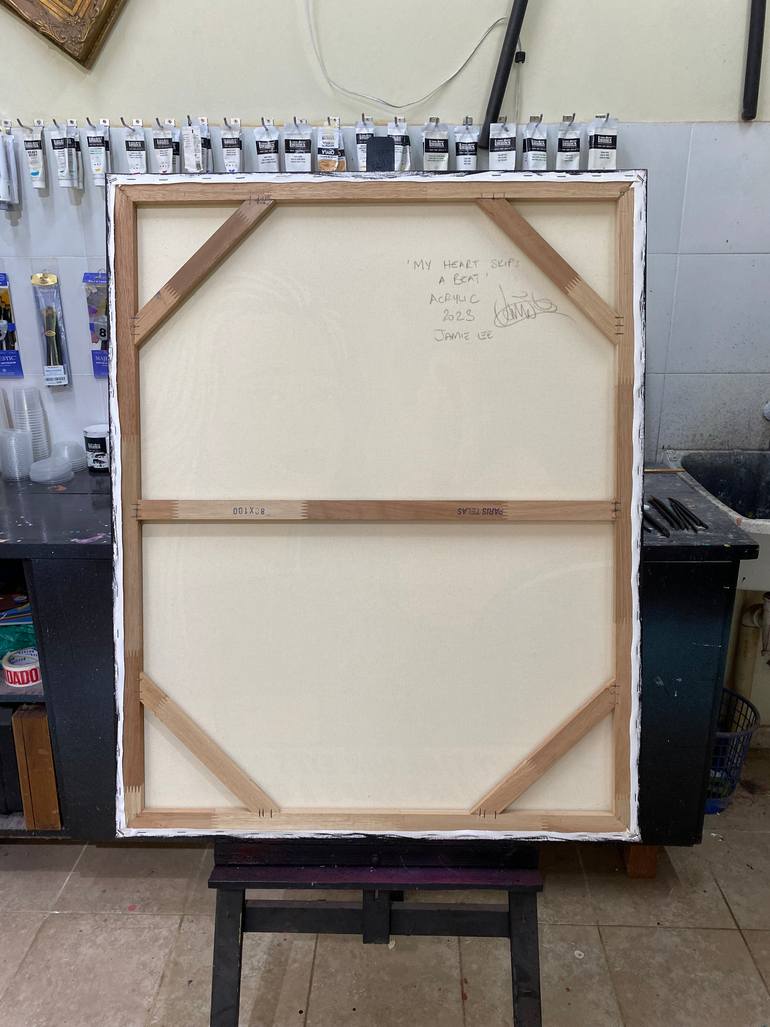 Original Pop Art Love Painting by Jamie Lee