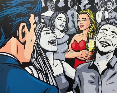 Original Pop Art Love Paintings by Jamie Lee