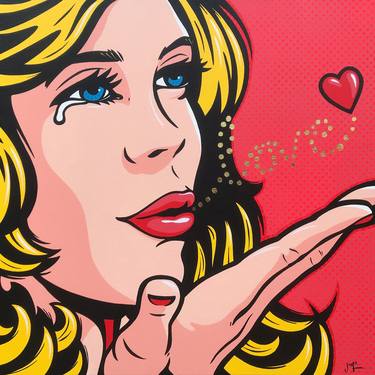 Original Pop Art Love Paintings by Jamie Lee