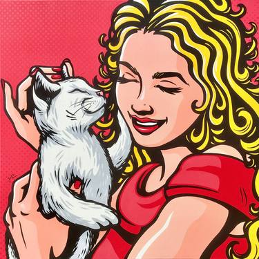 Original Pop Art Animal Paintings by Jamie Lee