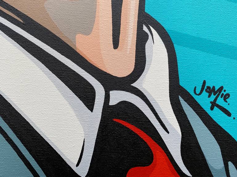 Original Pop Art Cinema Painting by Jamie Lee