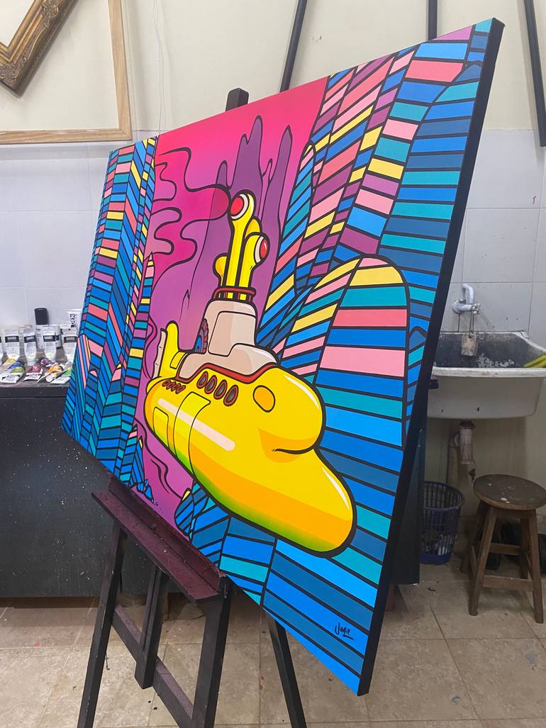 Original Pop Art Music Painting by Jamie Lee