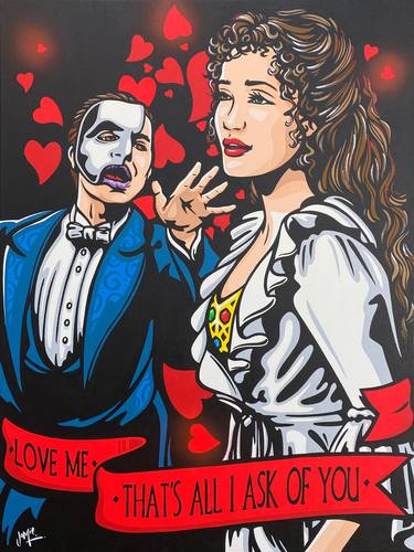 Original Pop Art Performing Arts Paintings by Jamie Lee