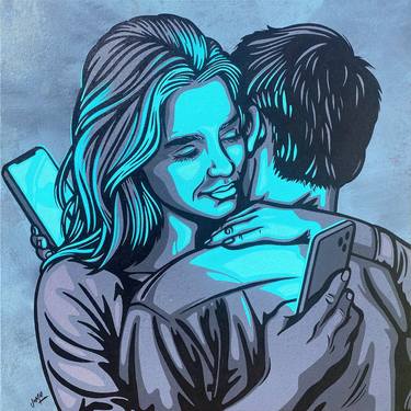 Original Pop Art Love Paintings by Jamie Lee