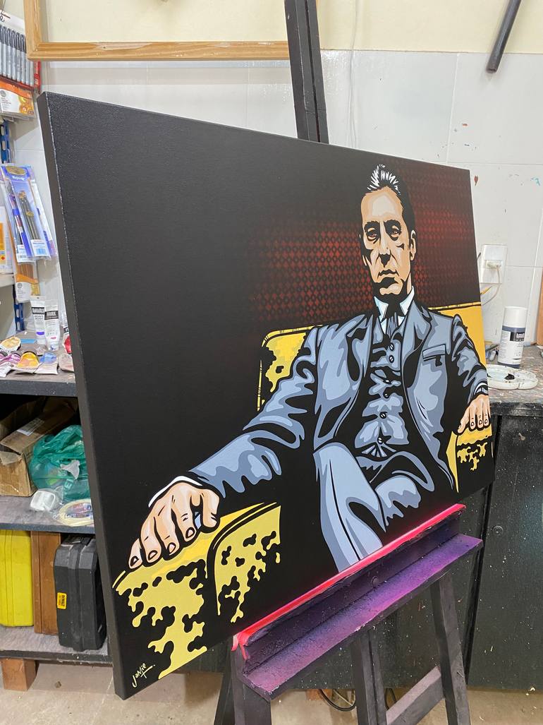 Original Pop Art Cinema Painting by Jamie Lee