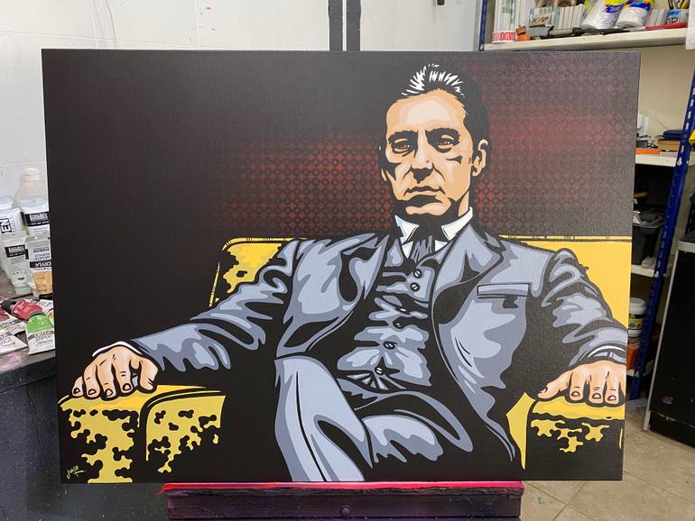 Original Pop Art Cinema Painting by Jamie Lee