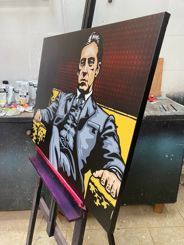 Original Pop Art Cinema Painting by Jamie Lee