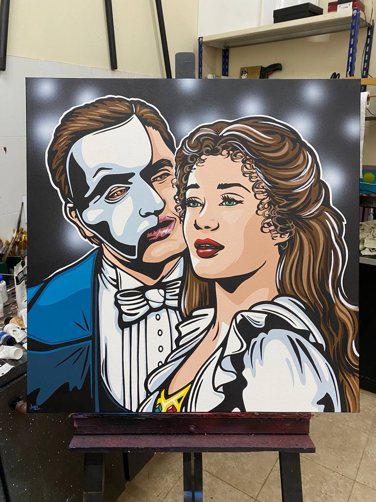 Original Pop Art Music Painting by Jamie Lee