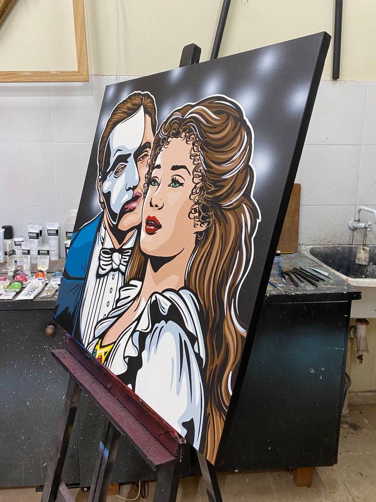 Original Pop Art Music Painting by Jamie Lee