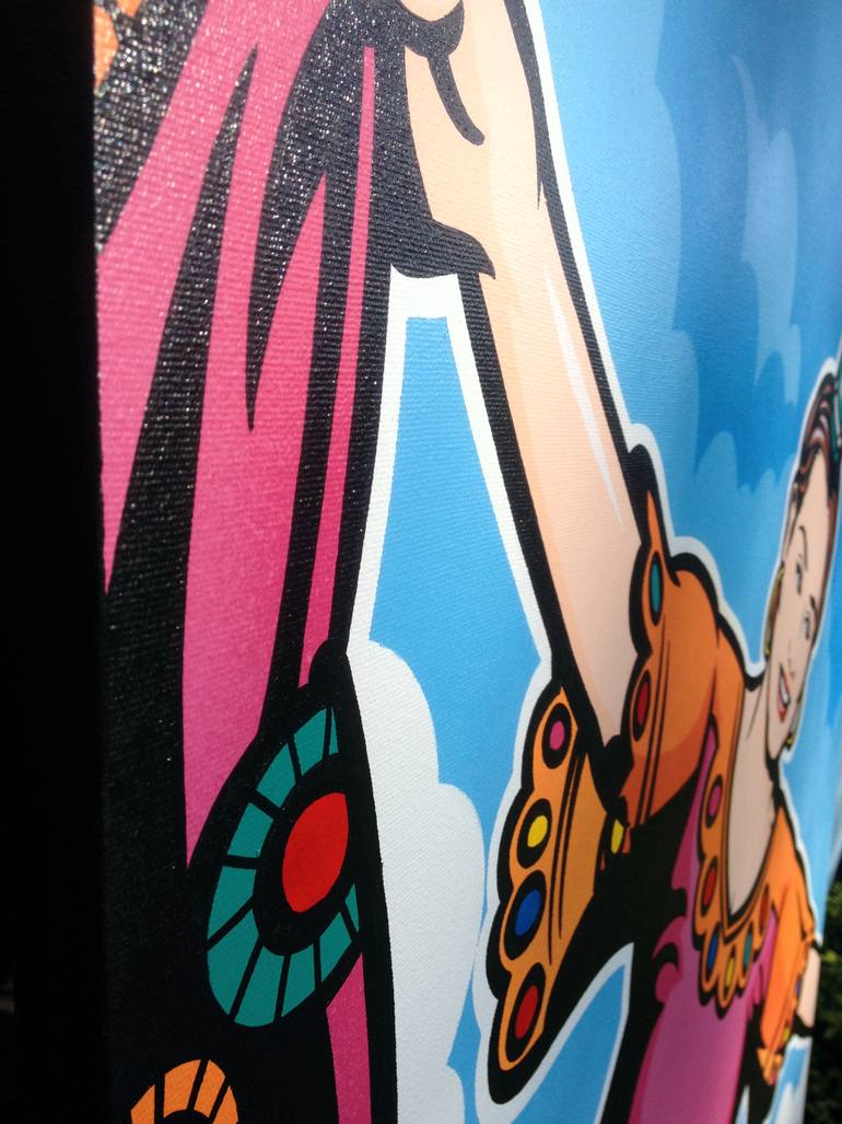 Original Pop Art Pop Culture/Celebrity Painting by Jamie Lee