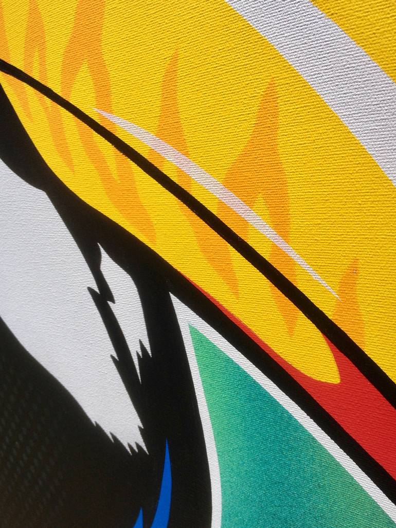 Original Pop Art Animal Painting by Jamie Lee