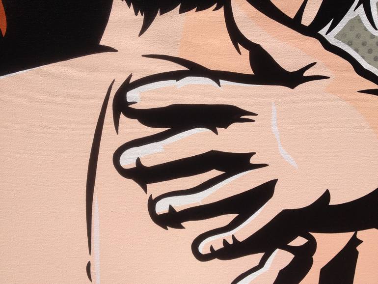 Original Pop Art Religion Painting by Jamie Lee
