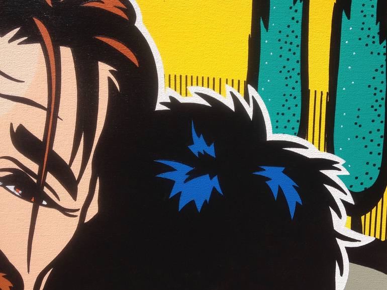 Original Pop Art Religion Painting by Jamie Lee