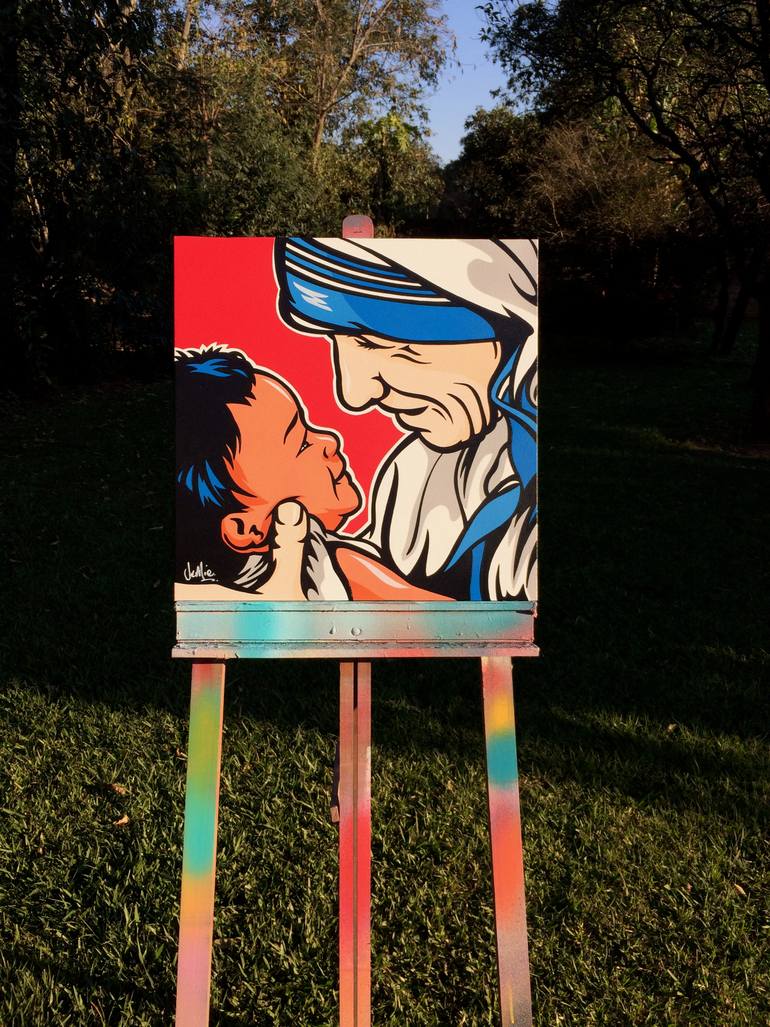 Original Pop Art People Painting by Jamie Lee