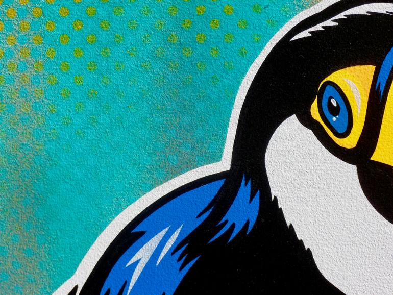 Original Pop Art Animal Painting by Jamie Lee