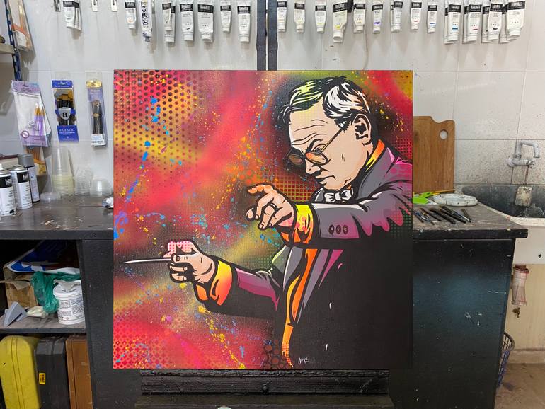 Original Pop Art People Painting by Jamie Lee