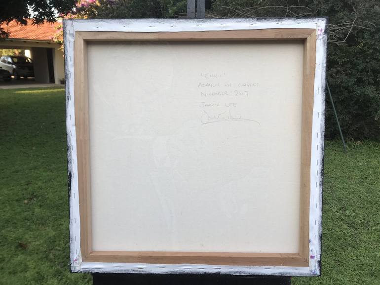 White picture frame, 27.6' x 39.4' - White wood frame 