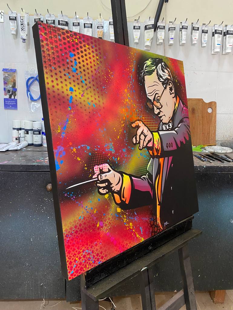 Original Pop Art People Painting by Jamie Lee