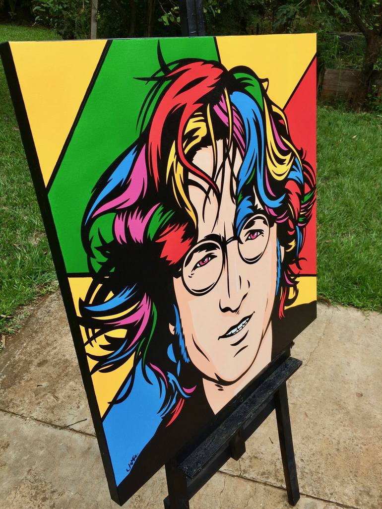 Original Pop Art Pop Culture/Celebrity Painting by Jamie Lee