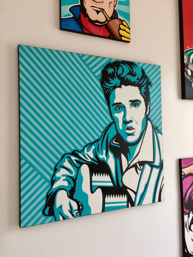 Original Pop Art Music Painting by Jamie Lee