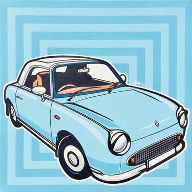 Original Pop Art Car Paintings by Jamie Lee