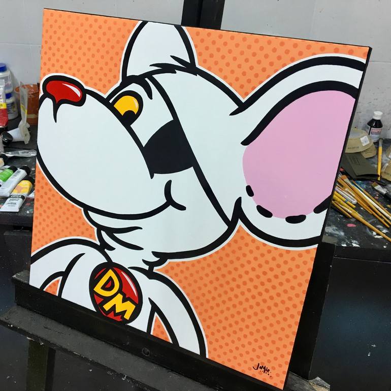 Original Cartoon Painting by Jamie Lee