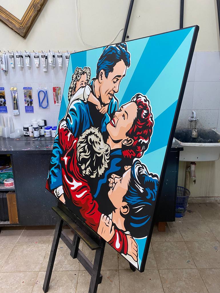 Original Pop Art Popular culture Painting by Jamie Lee