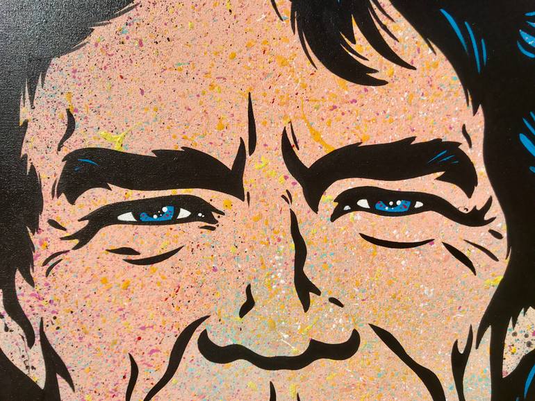 Original Figurative Pop Culture/Celebrity Painting by Jamie Lee