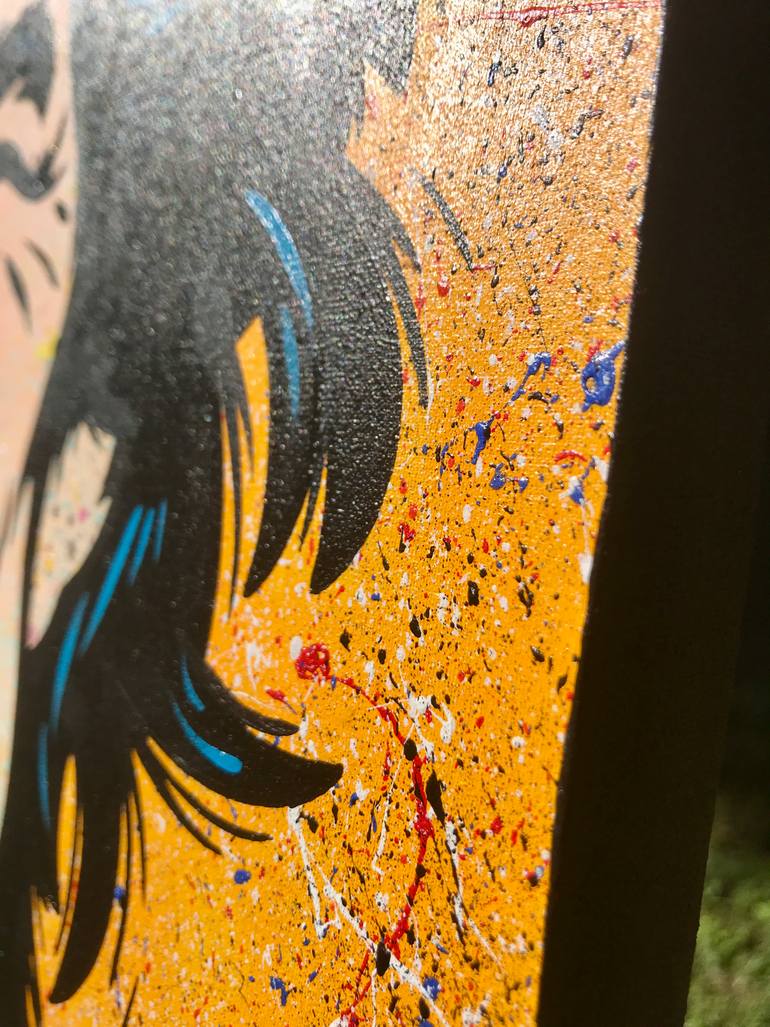 Original Figurative Pop Culture/Celebrity Painting by Jamie Lee