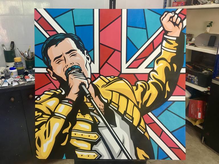 Original Pop Art Pop Culture/Celebrity Painting by Jamie Lee