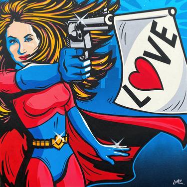 Original Pop Art Love Paintings by Jamie Lee