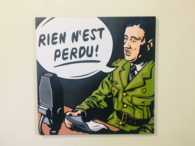 Original Pop Art Politics Painting by Jamie Lee