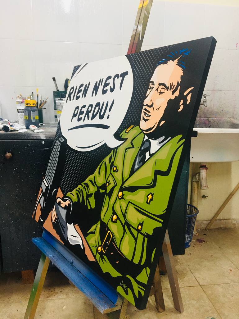 Original Pop Art Politics Painting by Jamie Lee