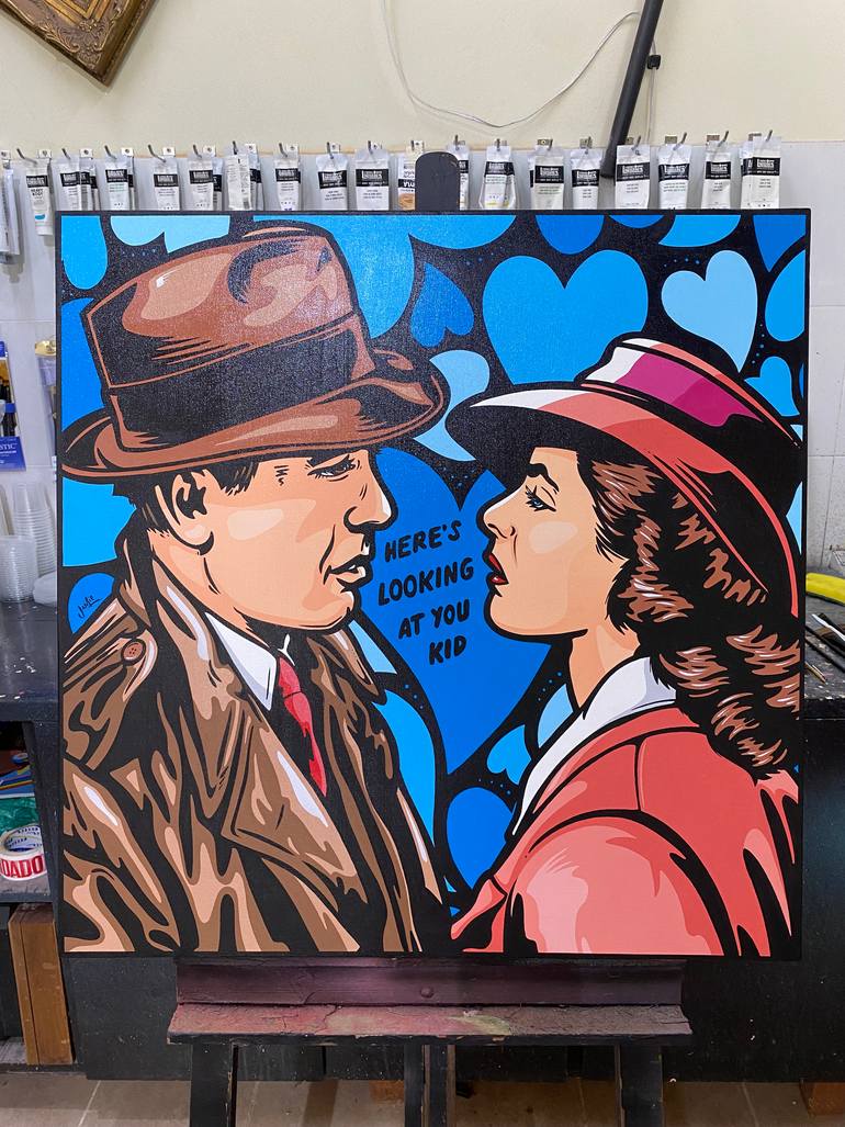 Original Pop Art Cinema Painting by Jamie Lee