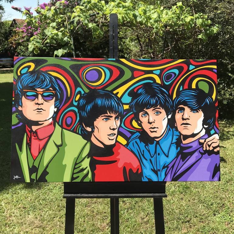 Original Pop Art Celebrity Painting by Jamie Lee