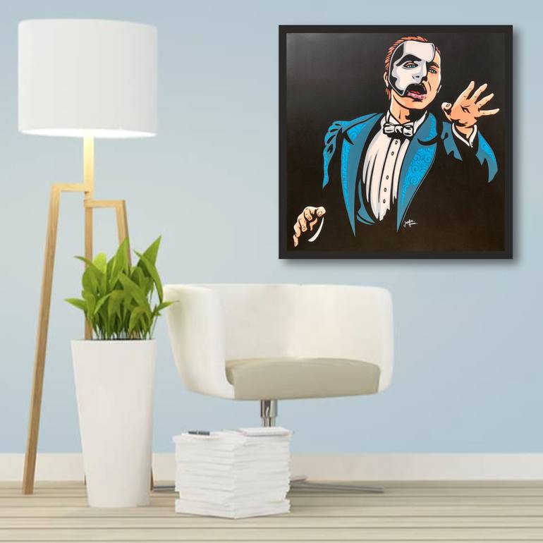 Original Pop Art Performing Arts Painting by Jamie Lee