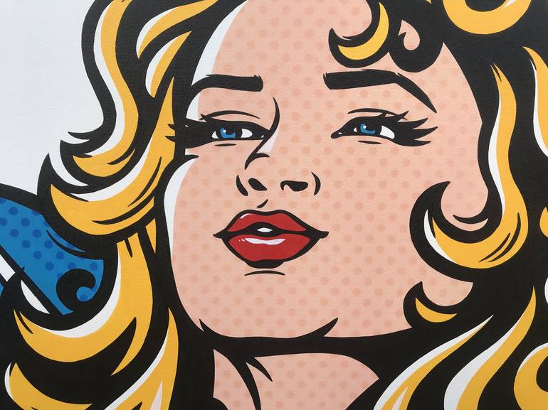 Original Pop Art People Painting by Jamie Lee