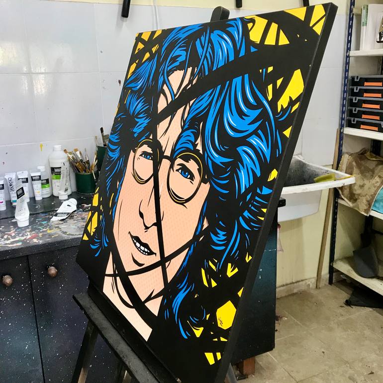 Original Pop Art Music Painting by Jamie Lee