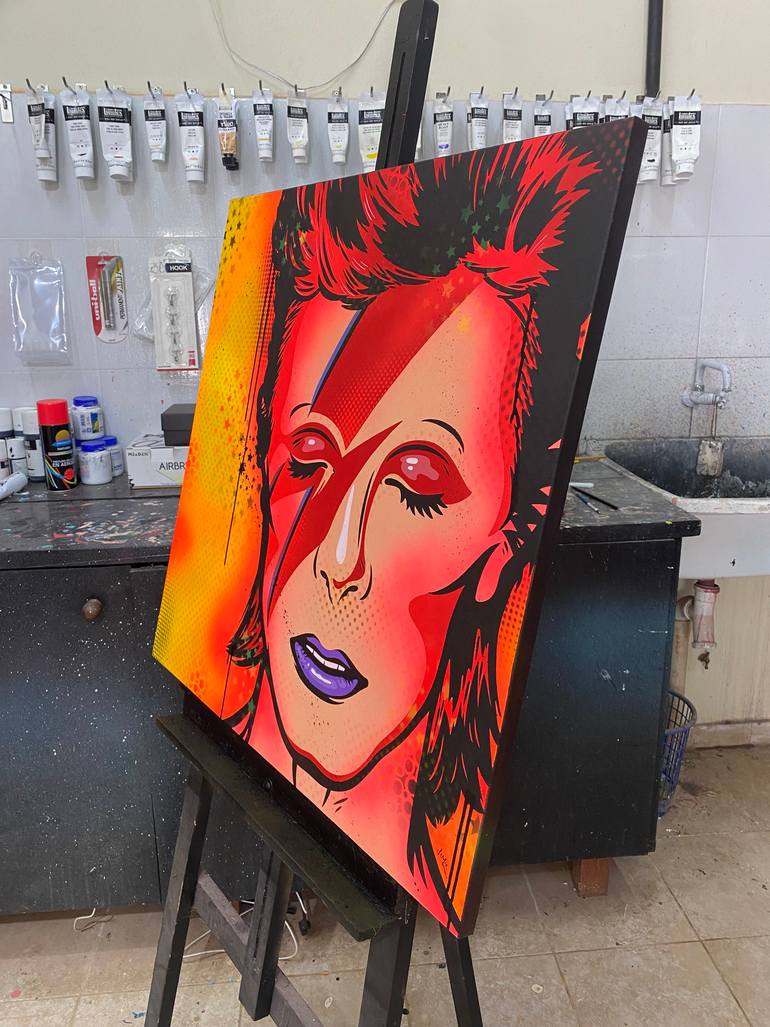 Original Pop Art Pop Culture/Celebrity Painting by Jamie Lee