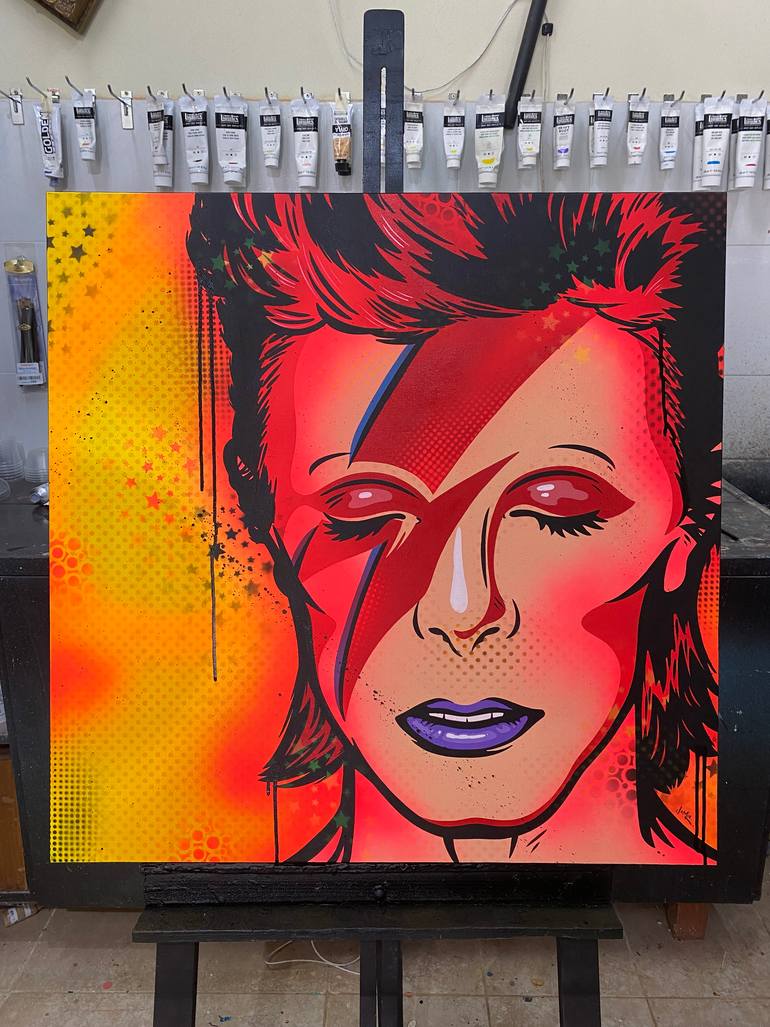 Original Pop Art Pop Culture/Celebrity Painting by Jamie Lee