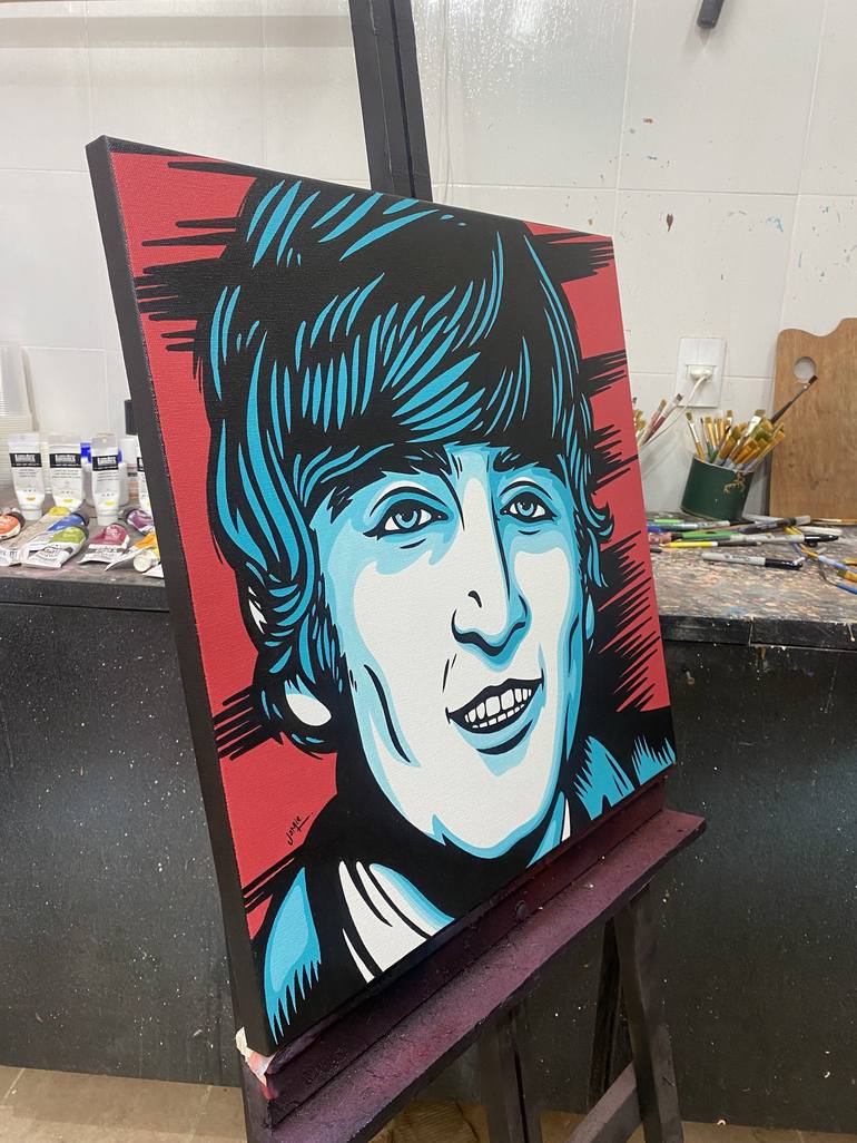 Original Pop Art Celebrity Painting by Jamie Lee