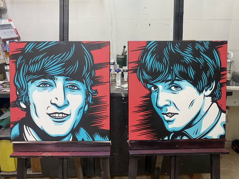 Original Pop Art Celebrity Painting by Jamie Lee