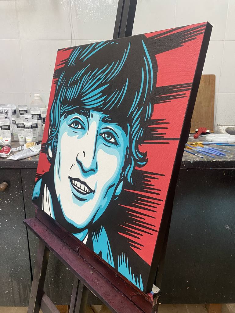 Original Pop Art Celebrity Painting by Jamie Lee